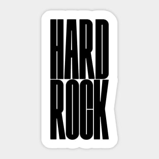 bold HARD ROCK text Sticker